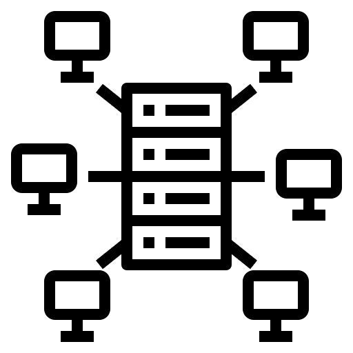 Enterprise business and finance strategy company icon