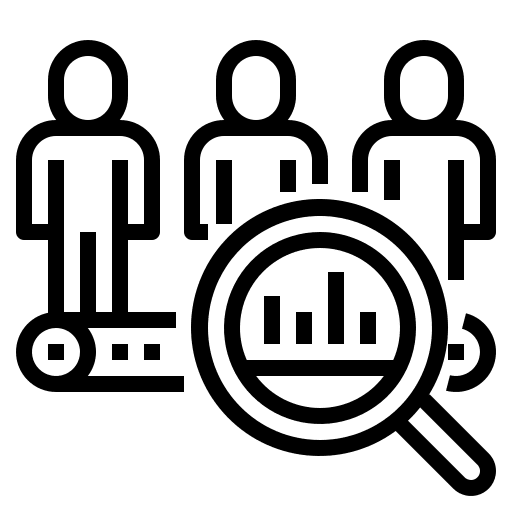 Ethnographic strategy management business icon