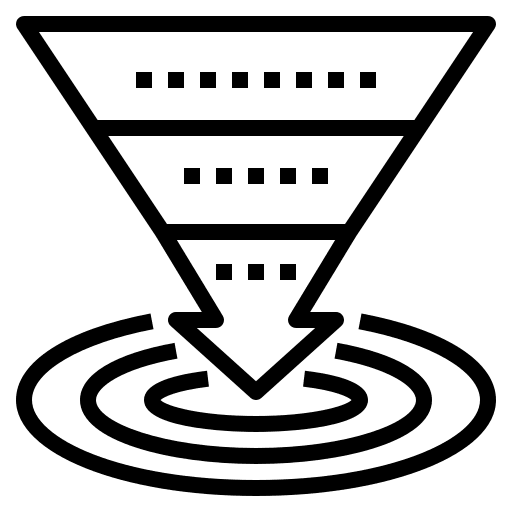 Funnel business business and finance analysis icon