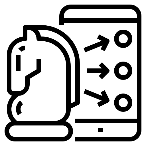 Strategy strategy strategic mobile icon