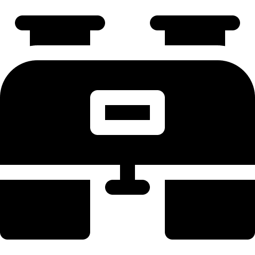 Binoculars spy goggles vision icon