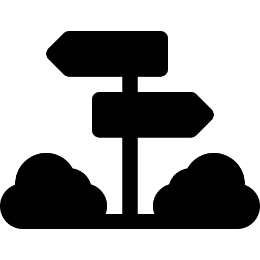 Road signs highlight stories road roads icon