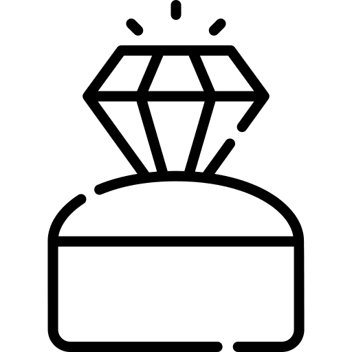 Diamond badge diamond values icon