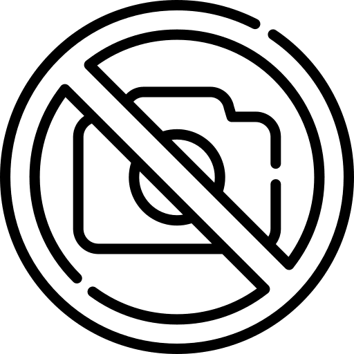 No camera no photo electronics not allowed icon