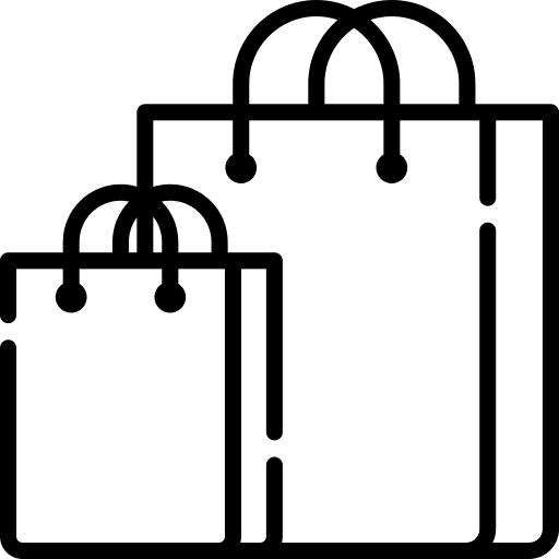 Shopping bag paper bag shop shopping icon