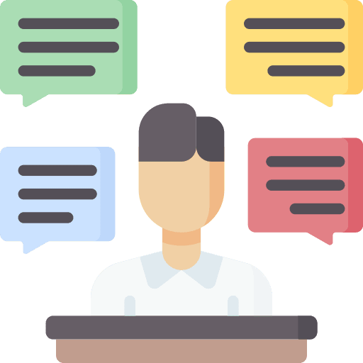 Advice speech bubble dollar person icon