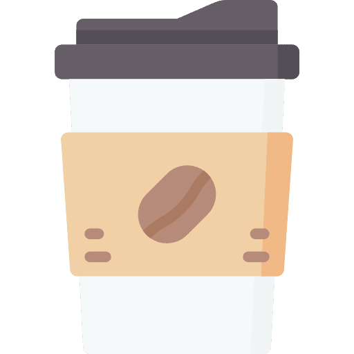 Coffee coffee shop hot drink business and finance icon