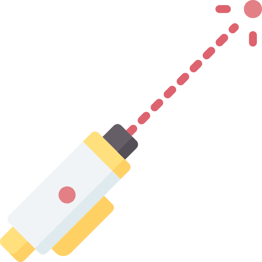 Laser battery power source business and finance icon