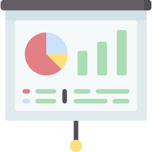 Presentation presentation financial chart icon