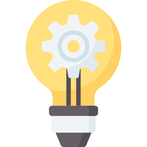 Idea marketing gear settings icon