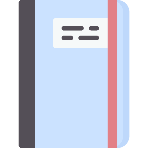 Notebook bookmark notebook business and finance icon