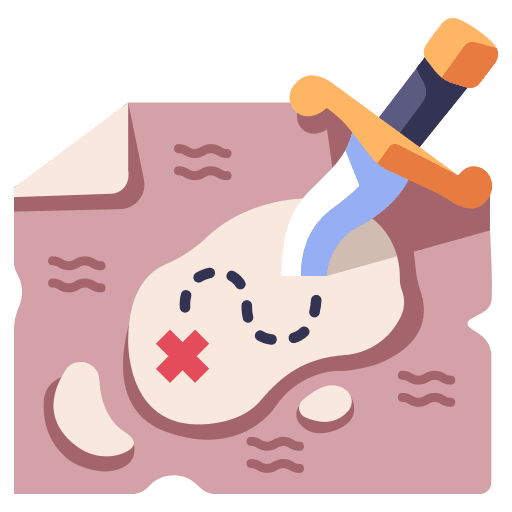 Treasure map adventure maps and location treasure map icon