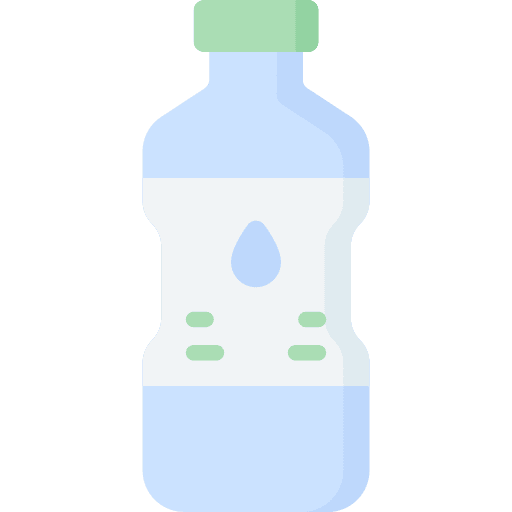 Water hydratation drink water bottle icon