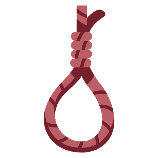 Rope noose punishment rope icon