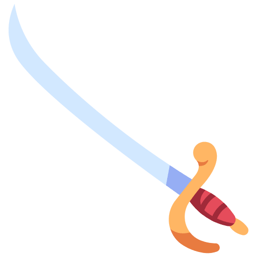 Sword miscellaneous weapon pirate icon