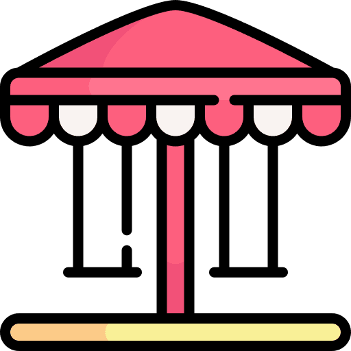 Swing leisure playground swing icon