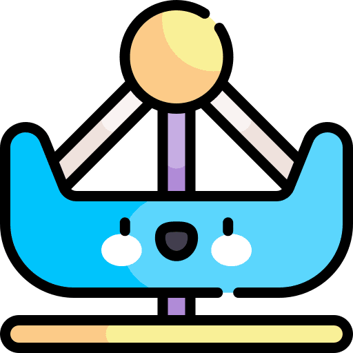 Swing ship leisure park icon