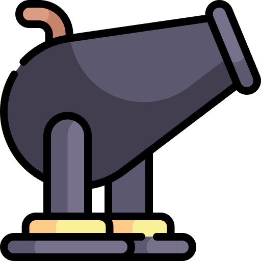 Cannon cannon fire circus icon