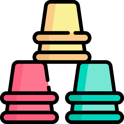 Cup trick magic trick magic icon