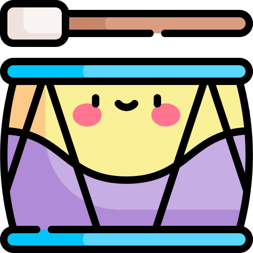Drum drumstick musical instrument percussion instrument icon