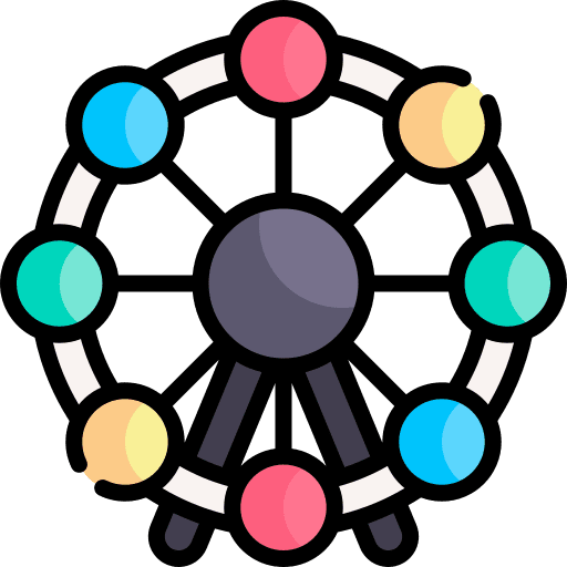 Ferris wheel ferris wheels ferris wheel travel icon