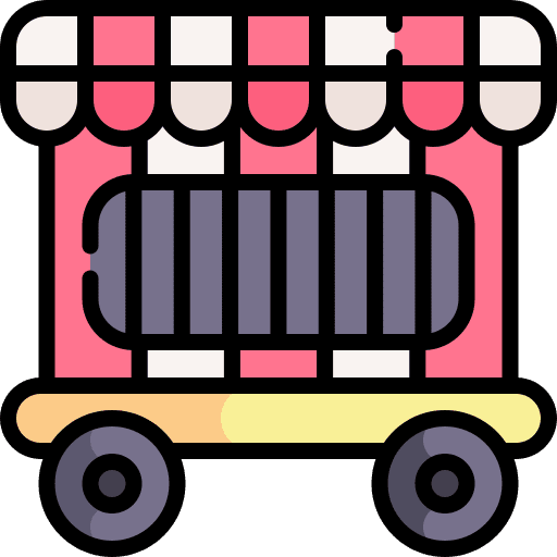 Cage entertainment transport transportation icon