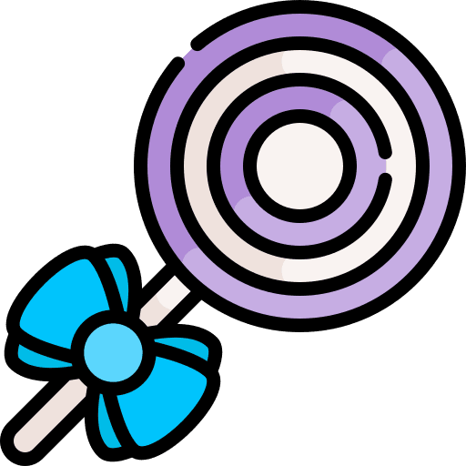 Lollipop candy dessert sweet icon