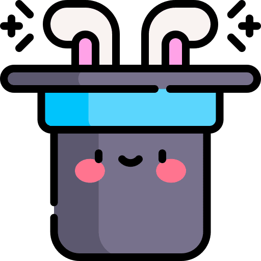 Magic hat bunny magic hat rabbit icon