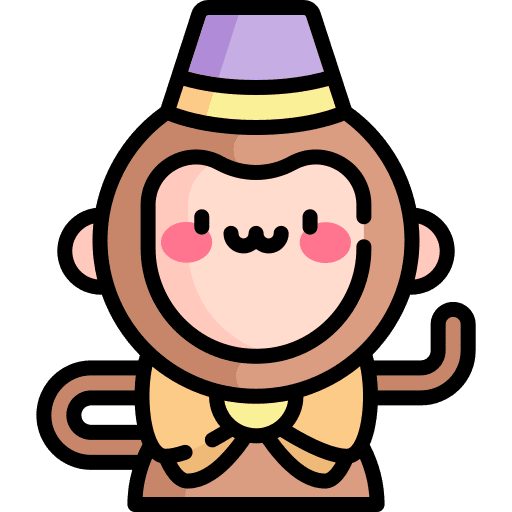 Monkey ape animal kingdom animal icon