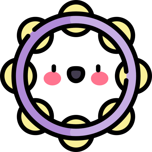 Tambourine music and multimedia music tambourine icon