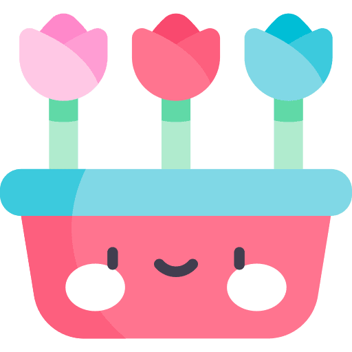 Flower pot flower flower pot botanic icon