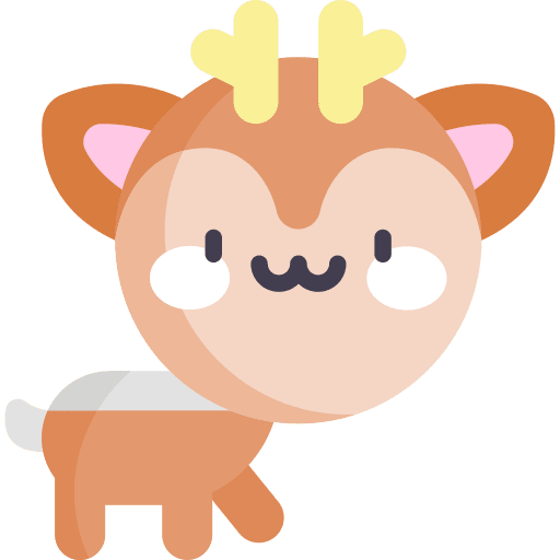 Deer animals deer winter icon