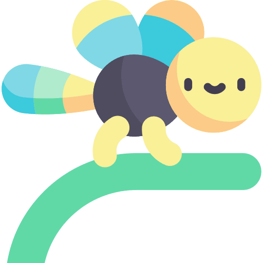 Dragonfly fly bug entomology icon