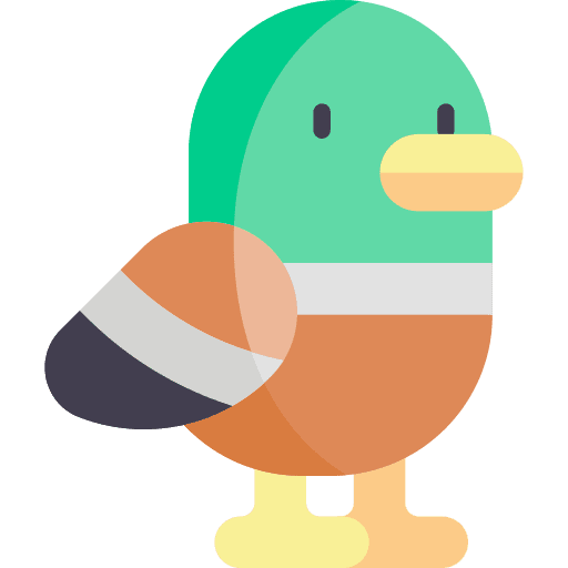 Duck bird animal animals icon