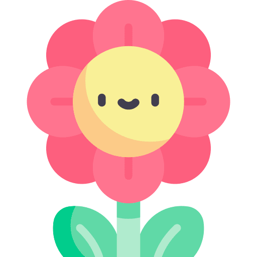 Flower botanical nature petals icon