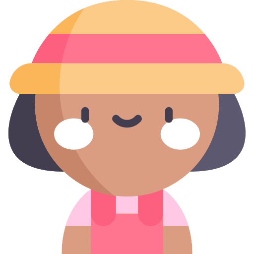 Gardener professions and jobs avatar woman icon