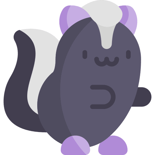 Skunk skunk wildlife animals icon