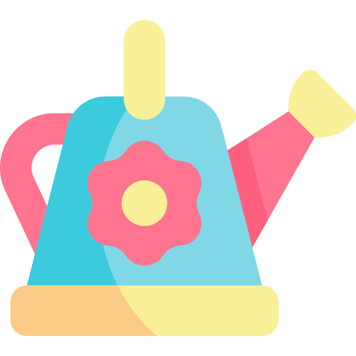 Watering can farming and gardening garden water icon