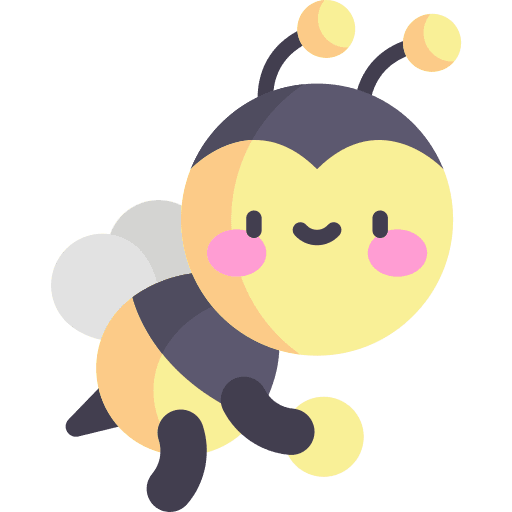 Bee insect bee fly icon