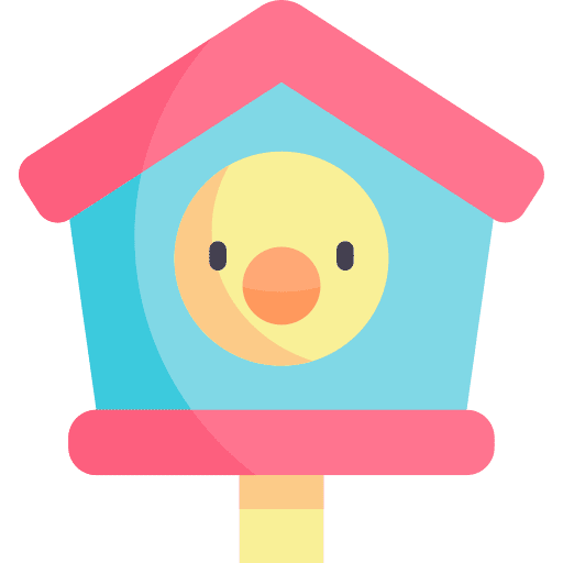 Birdhouse pet shop animals bird icon