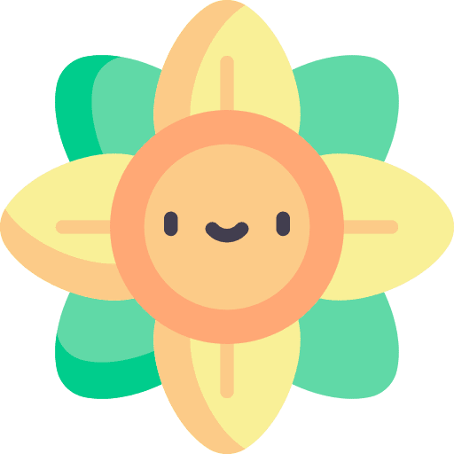 Flower nature botanical flower icon