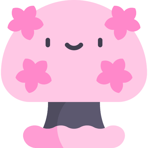 Sakura nature flower botanic icon