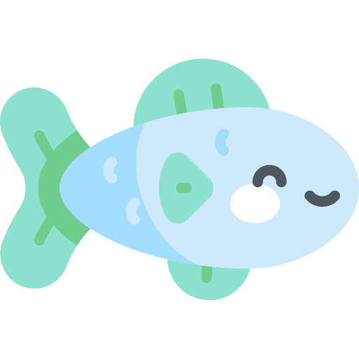 Fish healthy food organic food icon