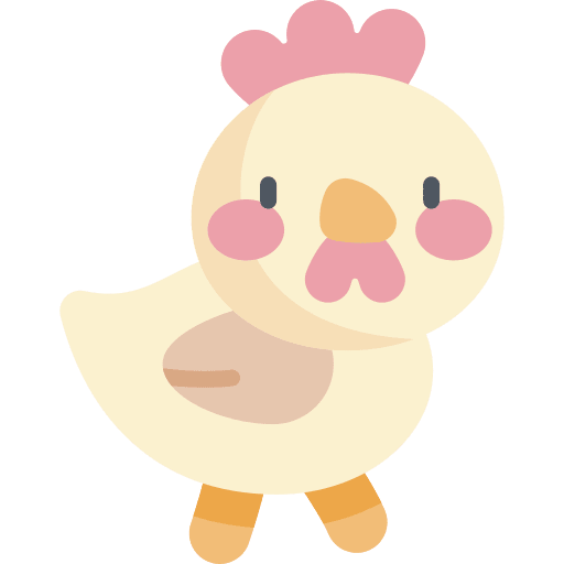 Hen chicken hen animals icon