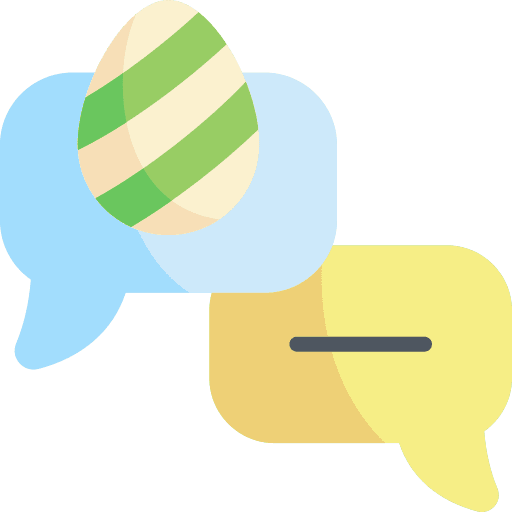 Chat message communications speech bubble icon