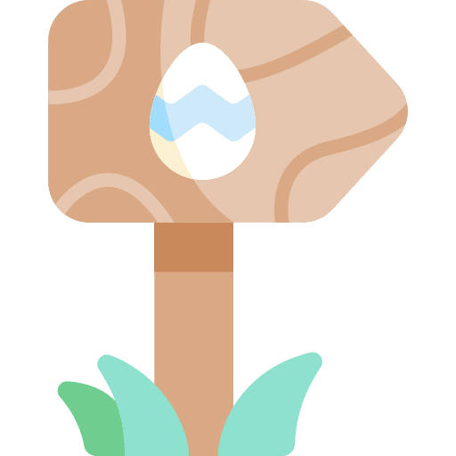 Egg hunt decoration hunt easter egg icon