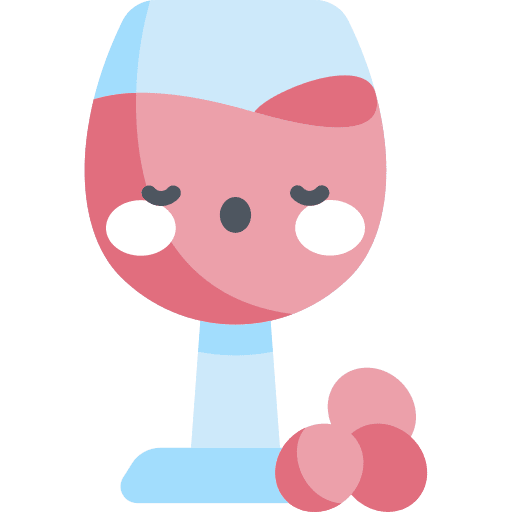 Wine glass wine food and restaurant icon