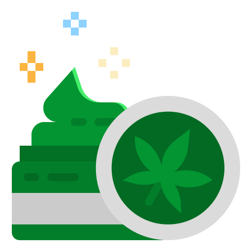 Cbd cream marijuana cbd cream healthcare and medical icon