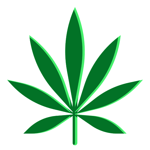 Marijuana weed plant nature icon