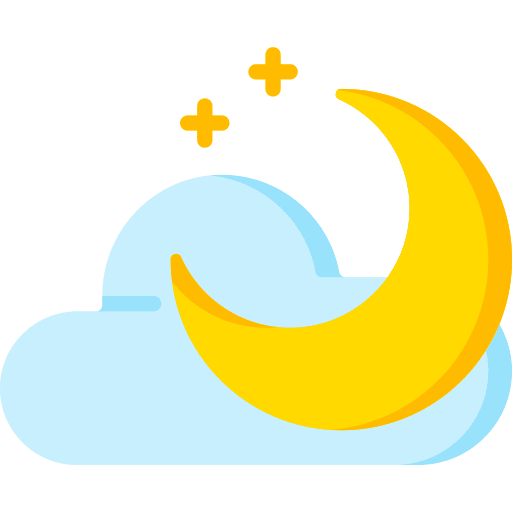 Moon weather moon half moon icon